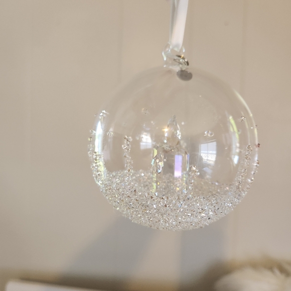 Swarovski Christmas Ball Tree Ornament Annual Edition 2017 MINT #5241591 Candle - Picture 9 of 10